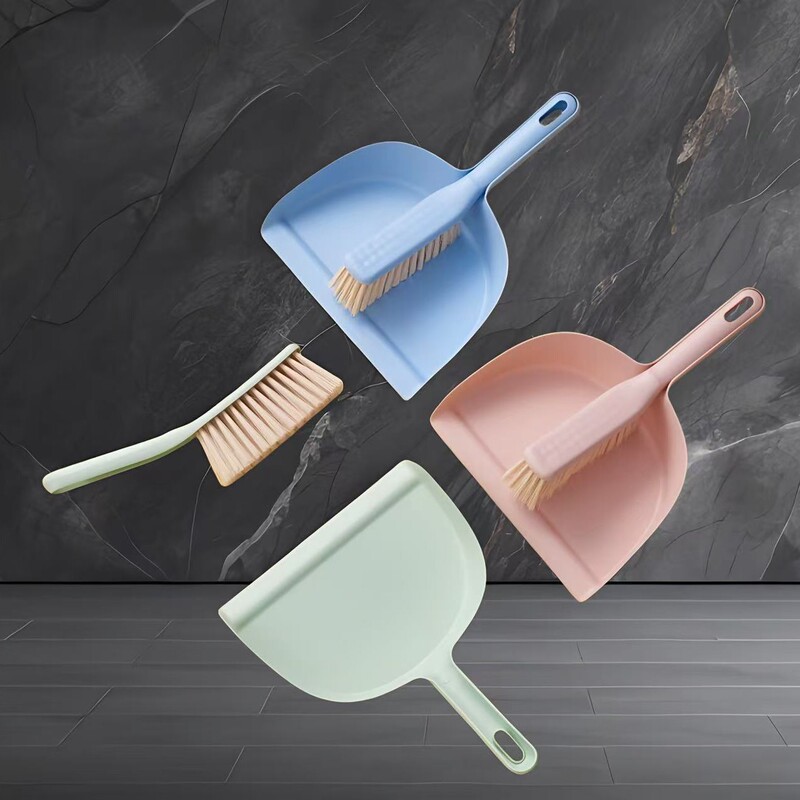Household Desktop Hair Cleaning Broom Dustpan Set Mini Plastic Garbage Shovel Wholesale Kang Sweeping Bed Broom