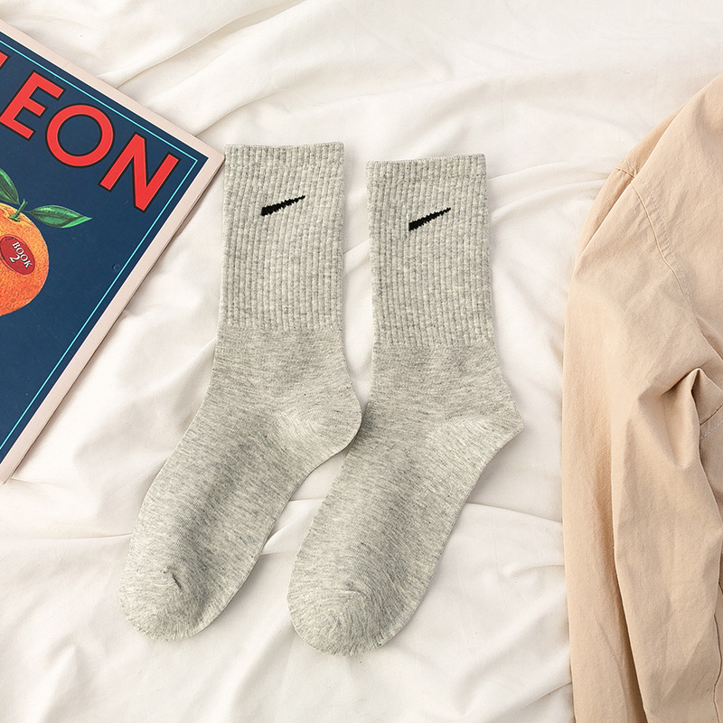 Calcetines de media pantorrilla para mujer, verano, algodón puro multicolor, resistentes, ideales para baloncesto