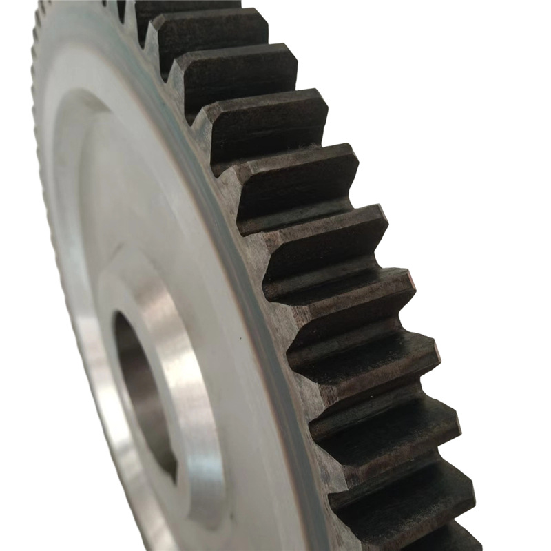 Gear manufacturer supplies right-hand helical gears made of 45# steel, custom-machined industrial gears according to drawings