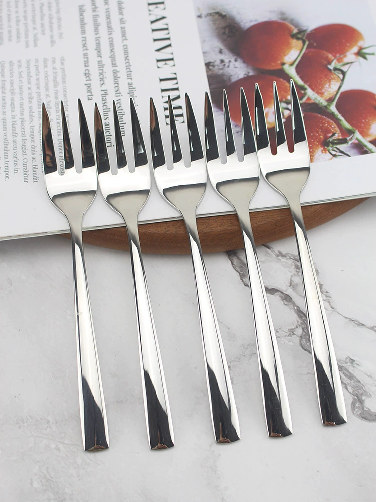 Французская роскошная десертная вилка *He десертная вилка 18/10, вилка для фруктов из нержавеющей стали, роскошная вилка для торта