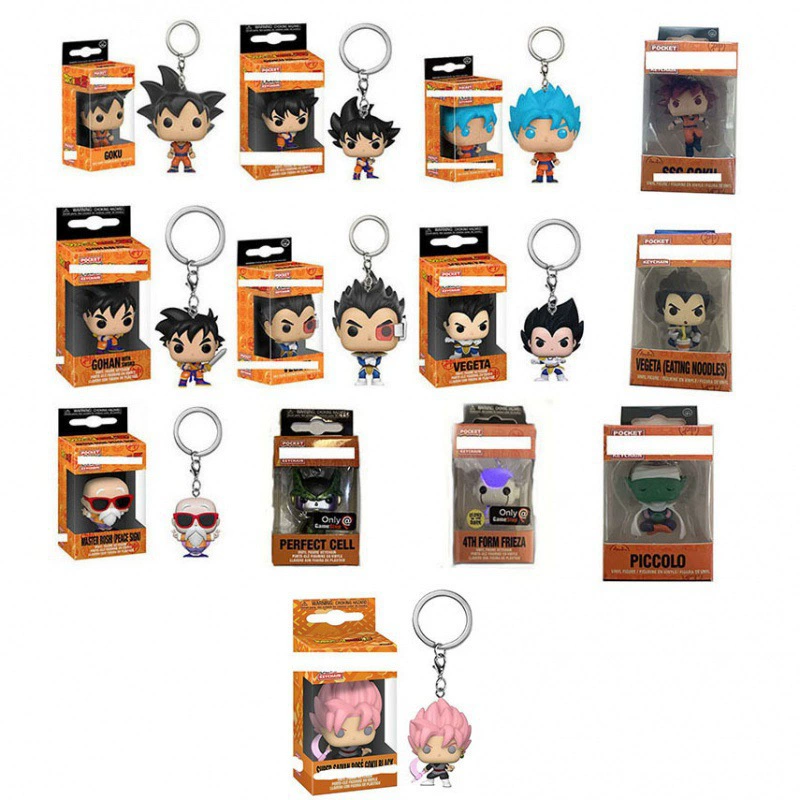 Брелок (Funko Pop) виниловая фигура дракона Бола, подвесное кольцо с коробкой ~9 см, различные персонажи в ассортименте