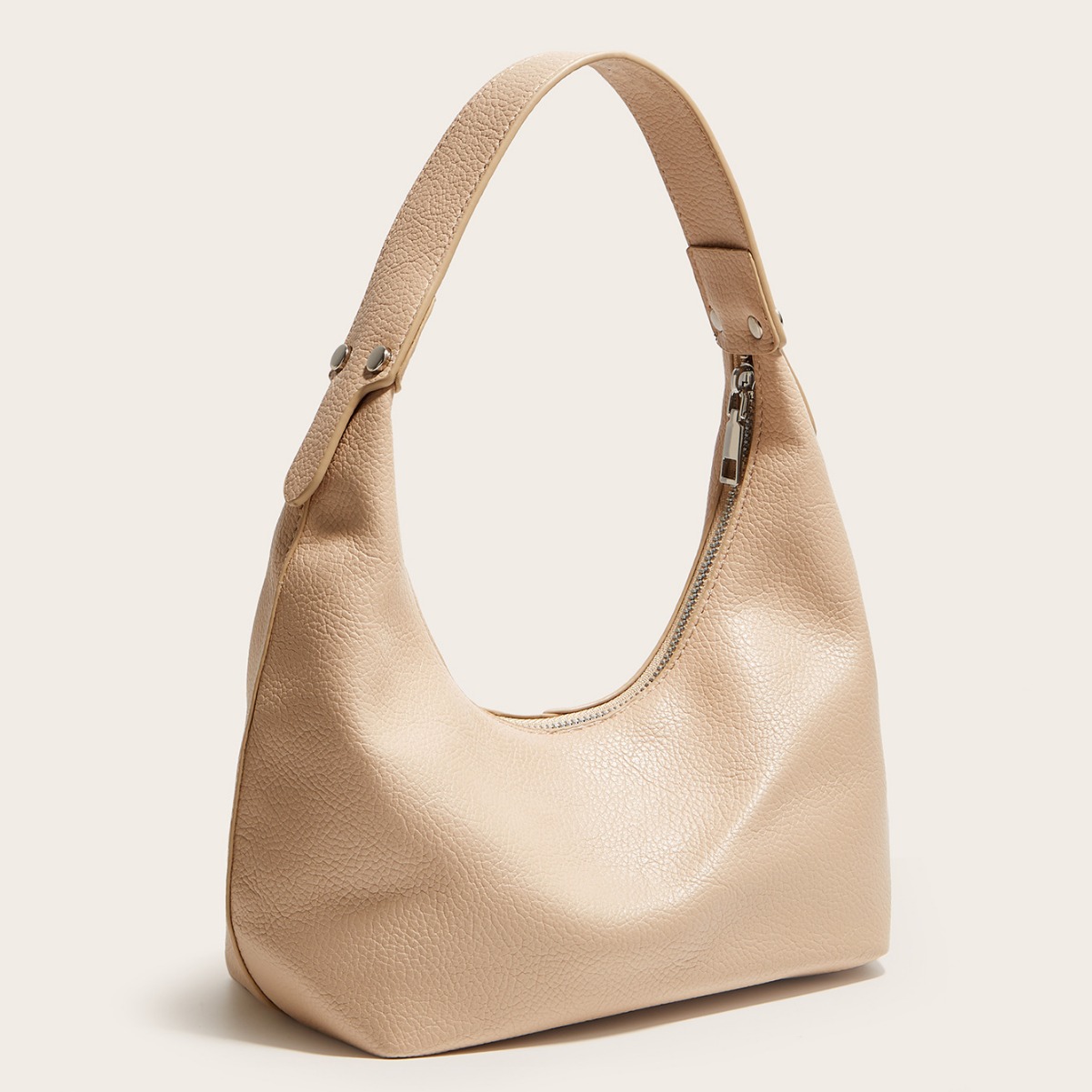 Crescent Moon Shoulder Bag For Women Elegant Handheld Handbag_voghion.com