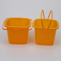 Factory wholesale round square paint small bucket medium large plastic beach bucket multi-purpose plastic small bucket