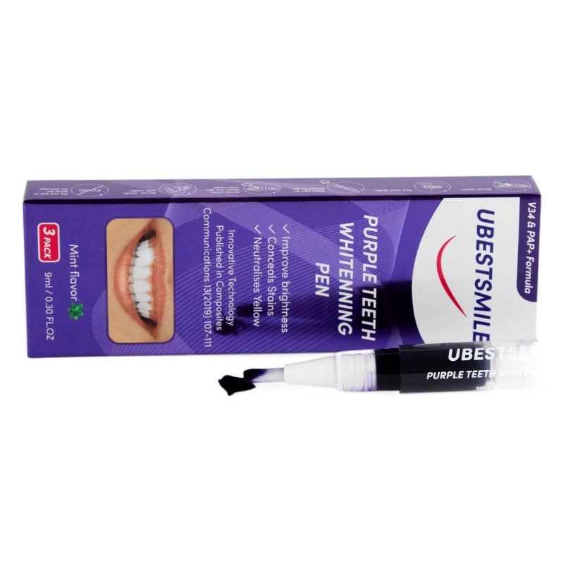 Wholesale in Stock V34 Teeth Cleaning Pen, Removes Plaque from Tooth Surfaces, Smear-On Oral Care