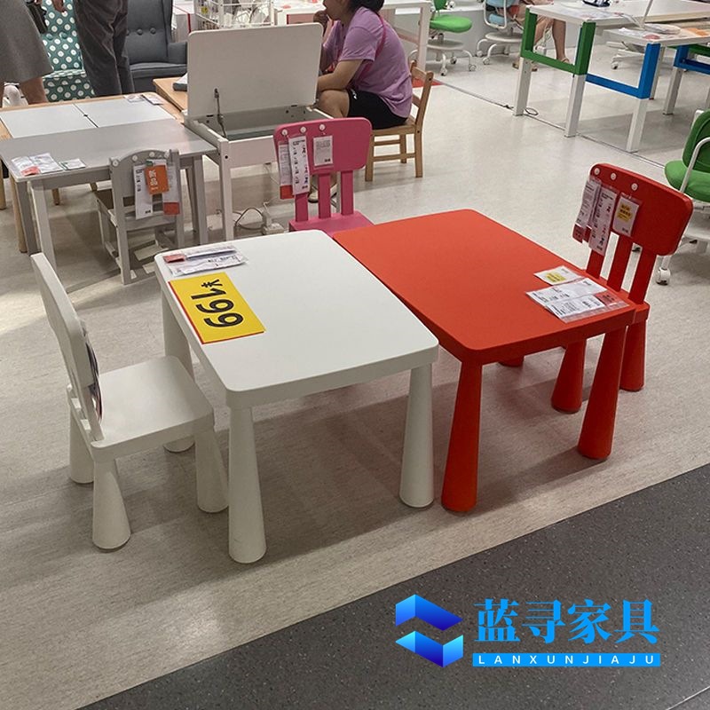 Mamot Kidsren's Table Kindergarten Table and Chair Set Baby Learning Table Home Writing Table Toy Table Game Table