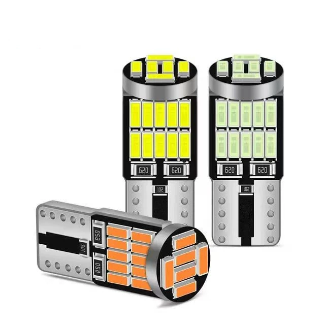 汽车LED高亮阅读灯W5W T10 4014 26smd车牌灯 跨境专供牌照示宽灯