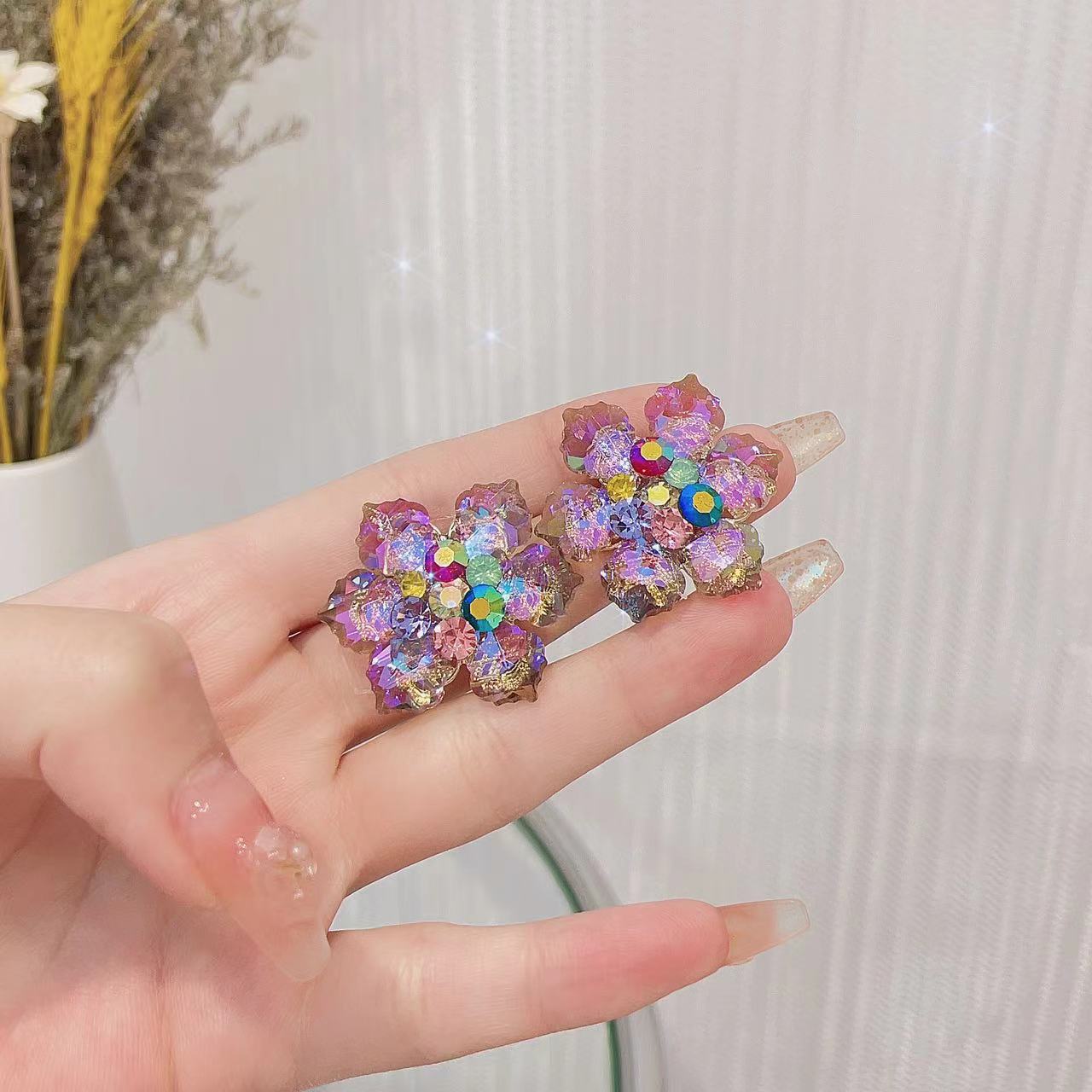 Elegant Lady Flower Alloy Plating Women's Rings Earrings display picture 2