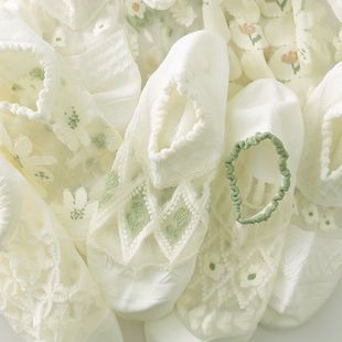 Socks Summer Thin Women's Crystal Stockings Cute Ladies Cool Socks White K-style Glass Silk Socks Small Fresh jk