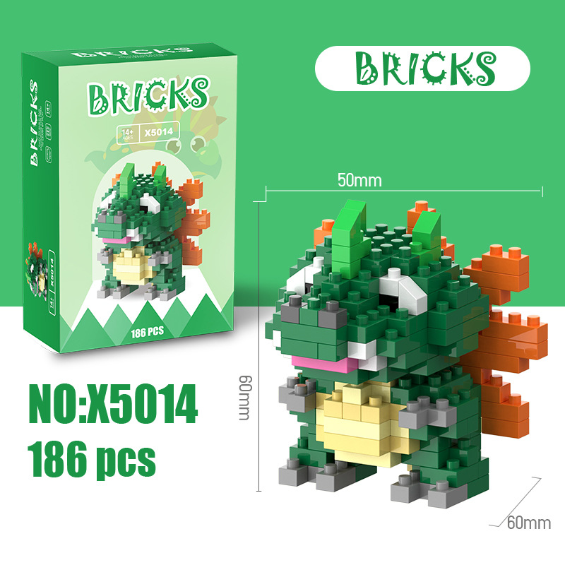 Modelo de Bloques de Construcción en Miniatura de Plástico DIY