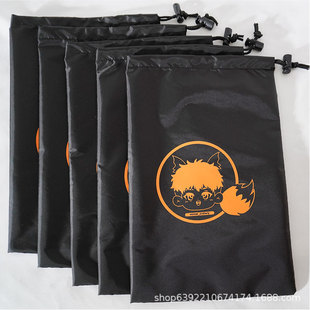 Nylon drawstring bag polyester Oxford cloth drawstring drawstring bag factory portable pocket dustproof storage bag