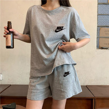 毛圈棉 | 女装 | 夏季短袖+短裤两件套装NK110