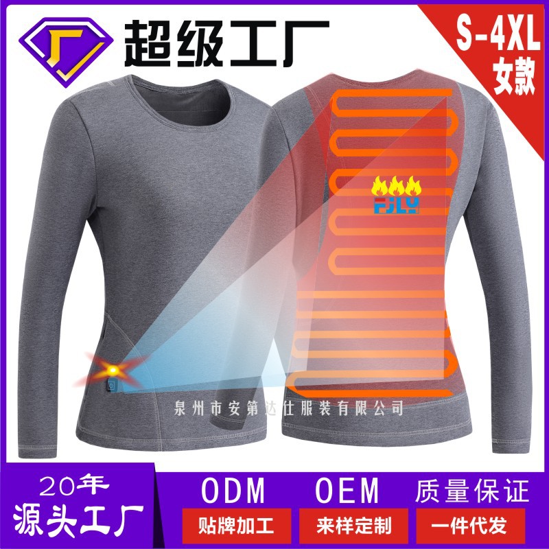 여성용 그레이 탑