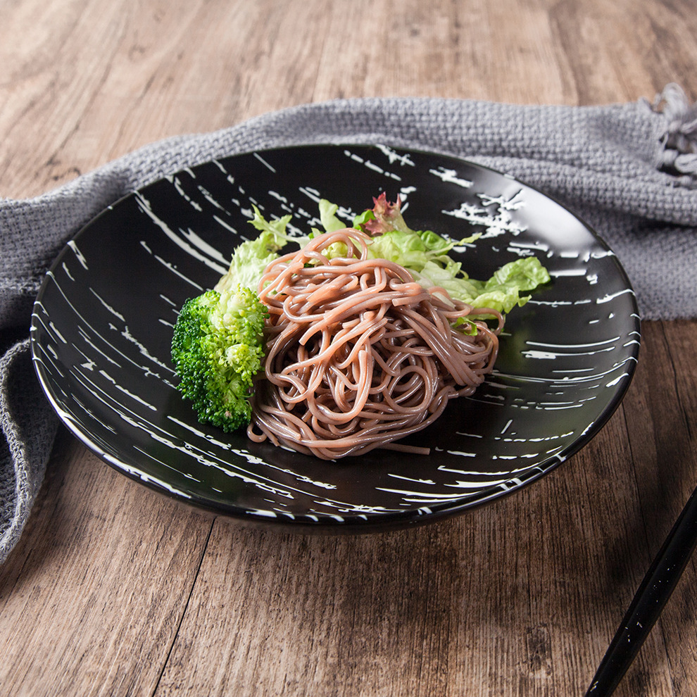 factory originality European style tableware characteristic Restaurant hotel Dessert Meal Marble ceramics disk