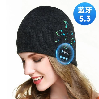 创力能私模新款蓝牙音乐针织帽TK货源TEMU精选跨境认证蓝牙耳机帽