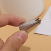 612# straight 6-tooth decorating tip 304 stainless steel rose cream paper cup cake baking tool small size