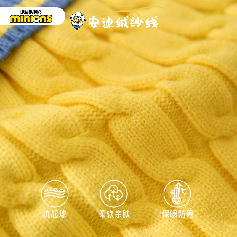 Minions Minions | Suéter para mascotas con flores tridimensionales Bob Estilo de primavera y otoño Disfraz de cachorro Ropa para perros