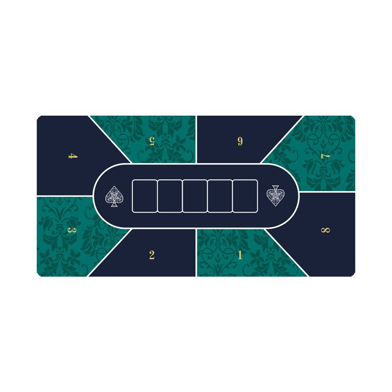 Tapete de póker Texas Hold'em, mantel para mesa de ajedrez y cartas, tapete de goma redondo y cuadrado, tapete especial para fichas de mahjong