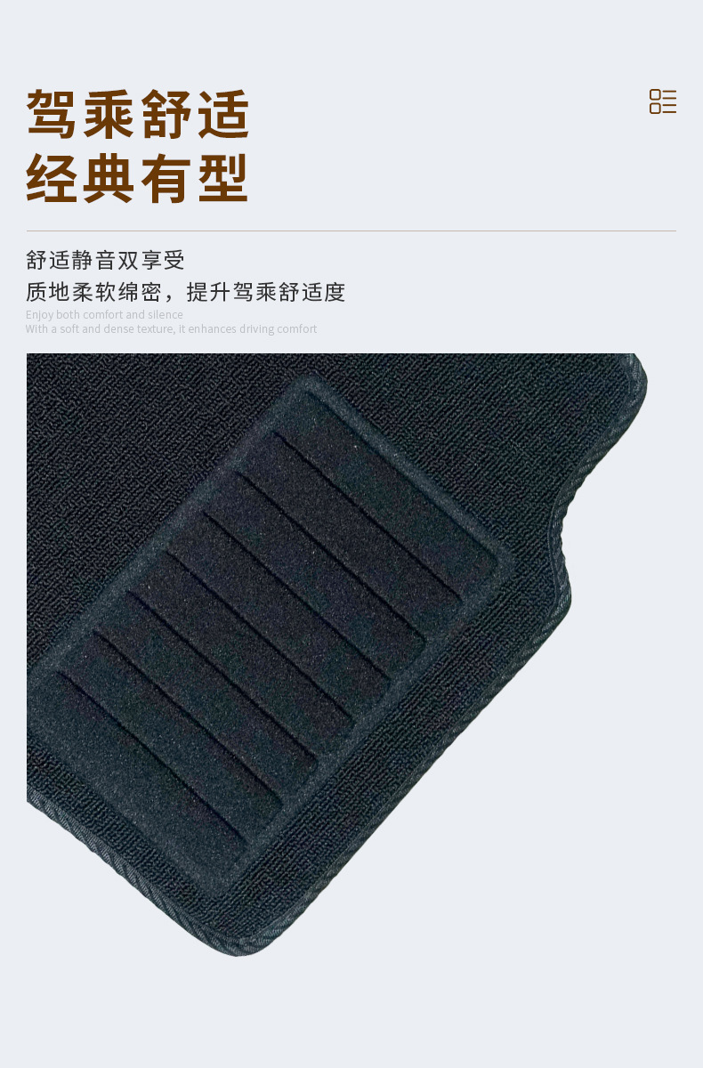 Car Floor Mats for Tesla Model Y/3, Upper Layer Carpet for Driver and Passenger Rear Seats, Wear-Resistant Replacement Carpet Surface