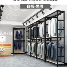 服装店展示架落地式男女童装双层挂衣母婴店铺货架商场展示柜