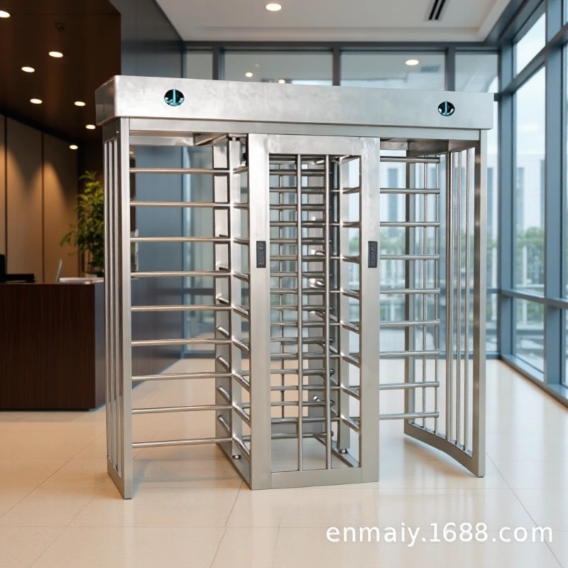 人脸识别全高转闸门禁系统 智能考勤通道 工厂博物场馆专用摆闸