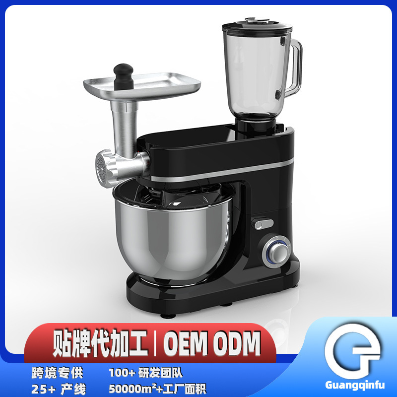 6L厨师机和面机多功能料理机Stand Mixer跨境小型食物搅拌揉面机|undefined