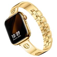 适用于苹果Apple Watch Ultra2手表带iWatchS9十字手镯不锈钢表带