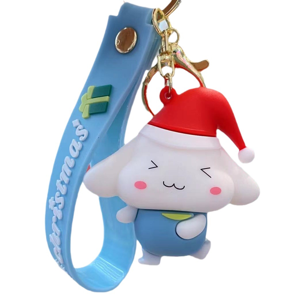 Navidad Sanrio llavero dibujos animados coolomi muñeca máquina de rascar pequeño regalo bolsa colgante al por mayor