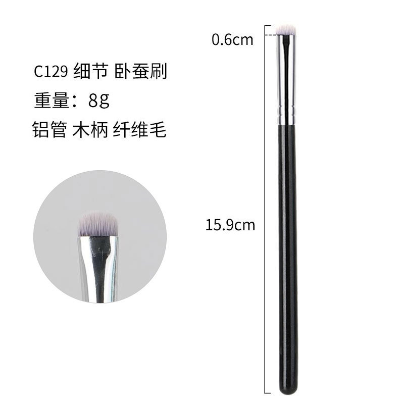 40 sets de cepillo de maquillaje negro y plateado cepillo de sombra de ojos de alta calidad cepillo de concelador cepillo de base cepillo de herramientas de maquillaje conjunto completo