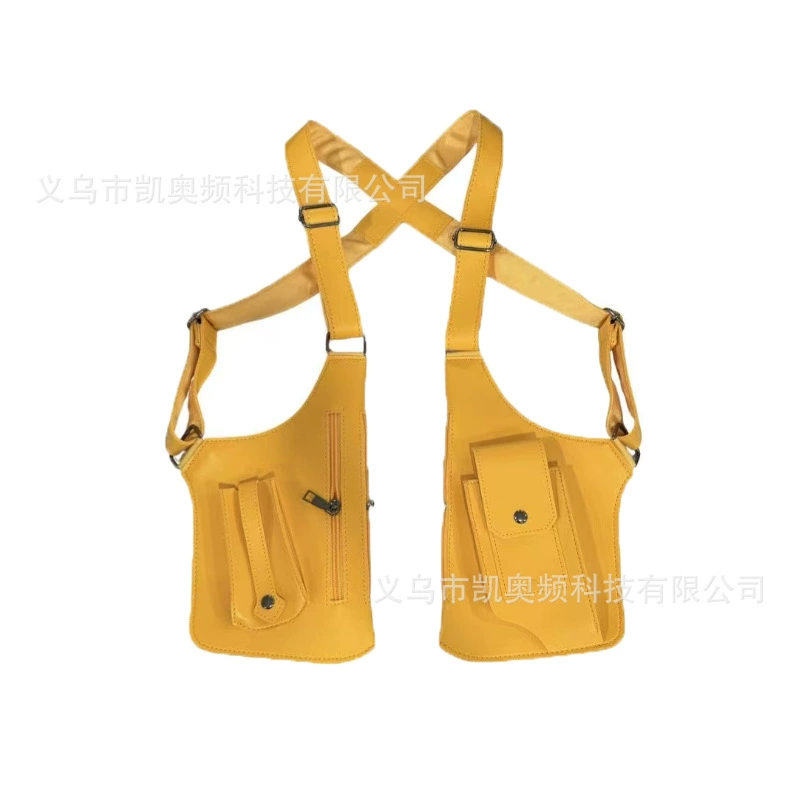 Vest, retro universal backpack, travel one-shoulder bag