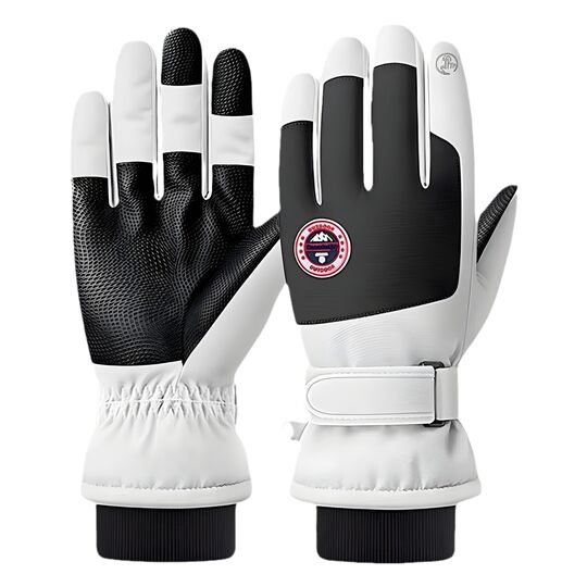 Winter New Ski Riding Gloves Men's Warm fleece-lined Thickened Windproof Waterproof Touch Fashion Gloves for Women