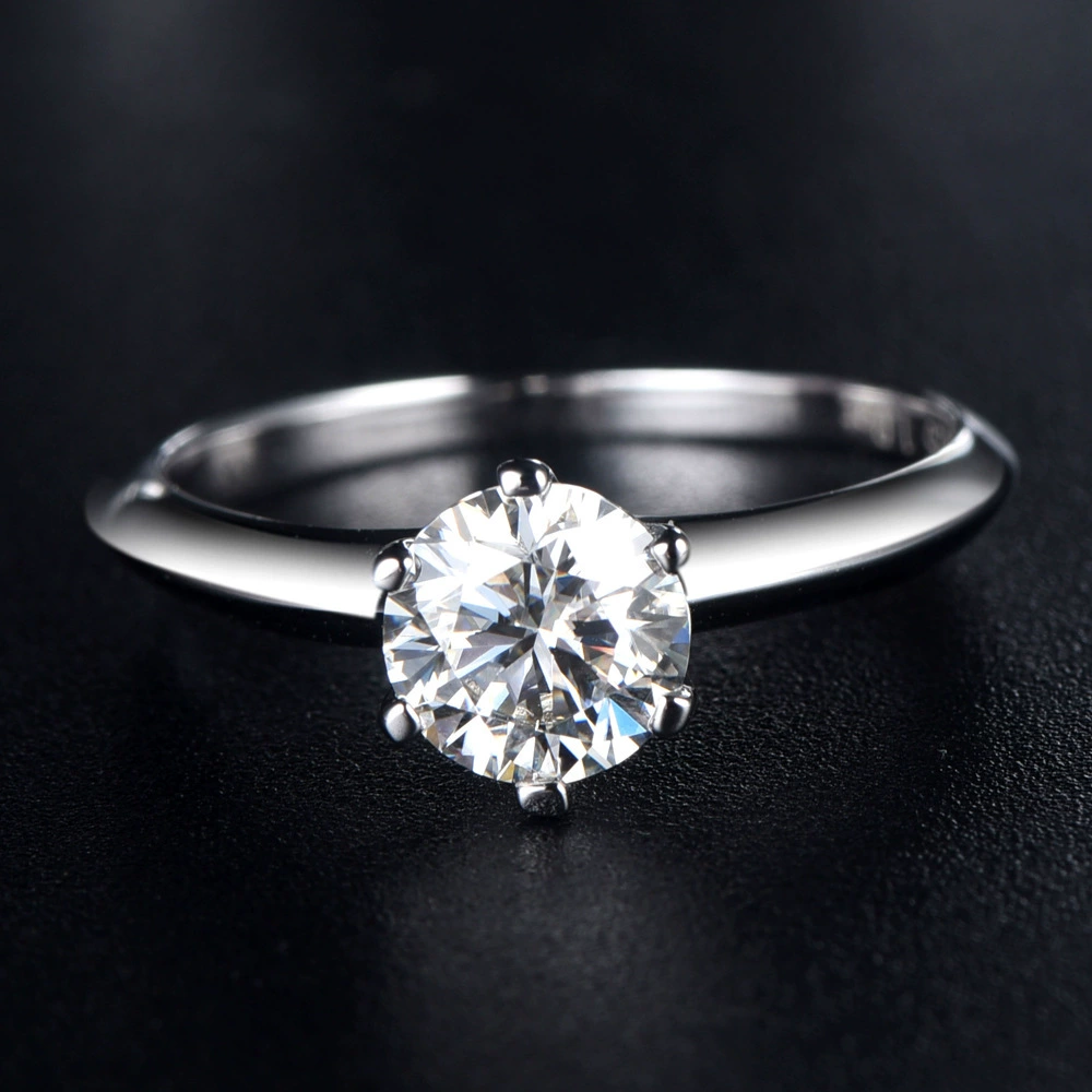 通琳 Classic ring with stone, fashionable accessory, wedding ring, silver 925 sample, Korean style