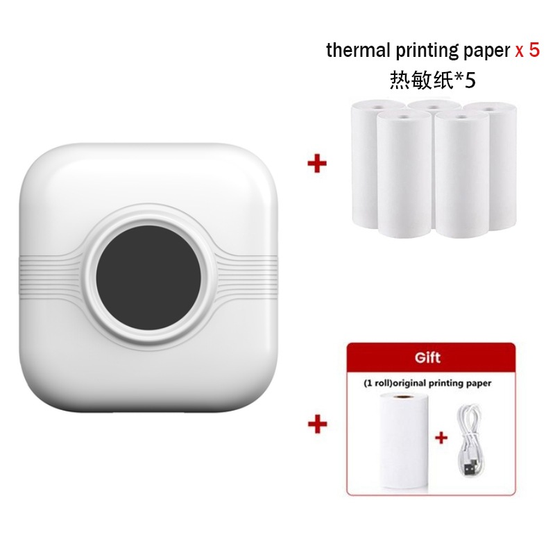 A33 화이트-영어 버전 [열 종이 5 롤 1 롤]]