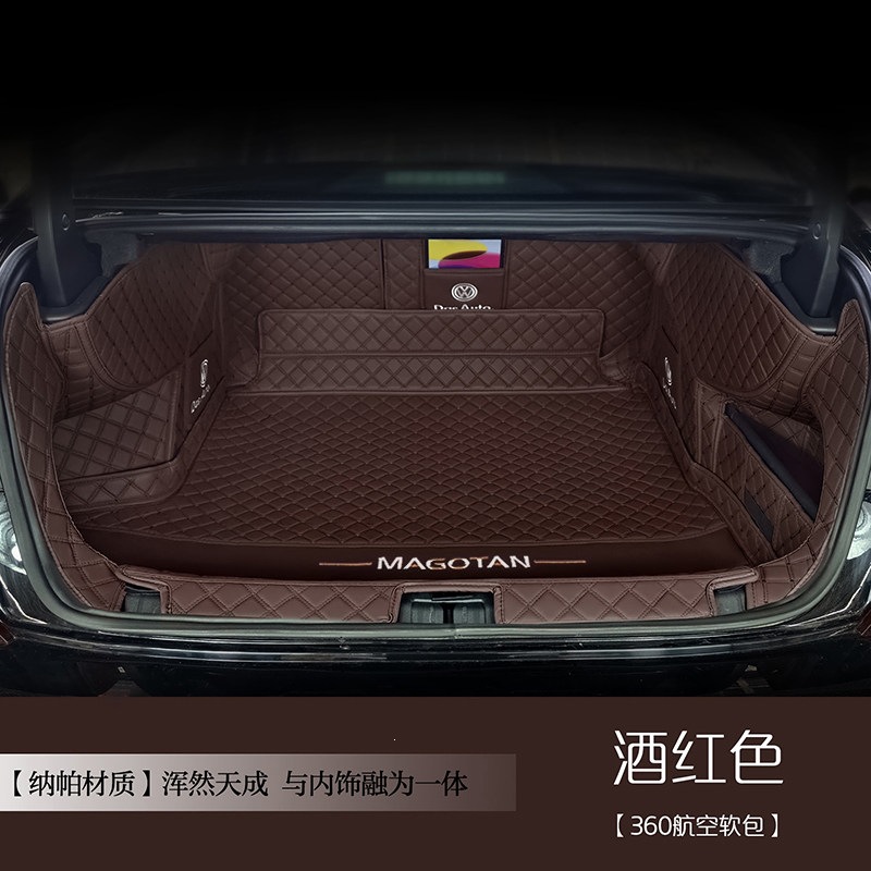 Suitable for 26 models of Volkswagen Magotan, full-coverage trunk mat, B9 car interior accessories, modified trunk mat