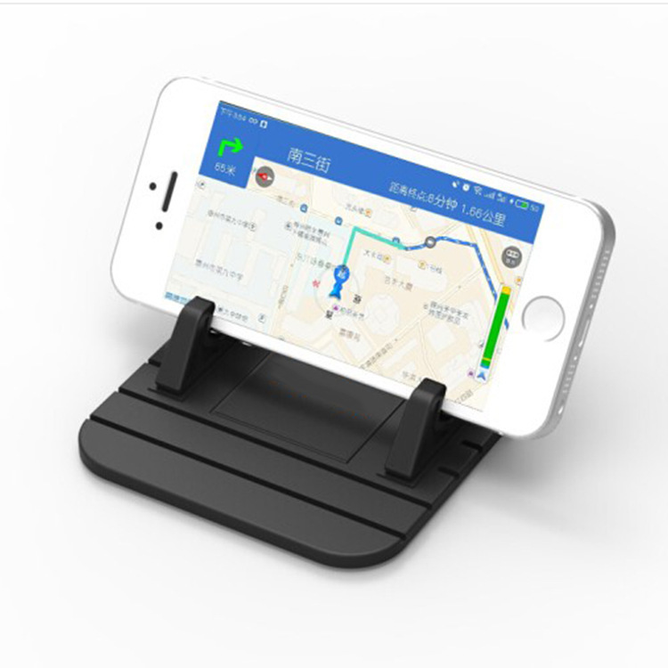 クリエイティブシリコンミニ車の携帯電話ホルダー怠惰なタブレットシリコンホルダー車のダッシュボード車の滑り止めマット|undefined