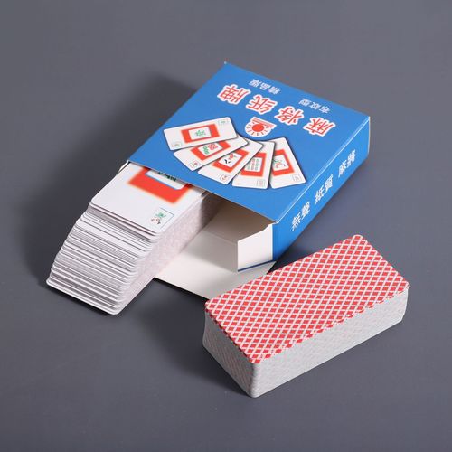 Mahjong playing cards narrow version mahjong poker cards portable travel 144 sheets thick and durable playing cards poker wholesale