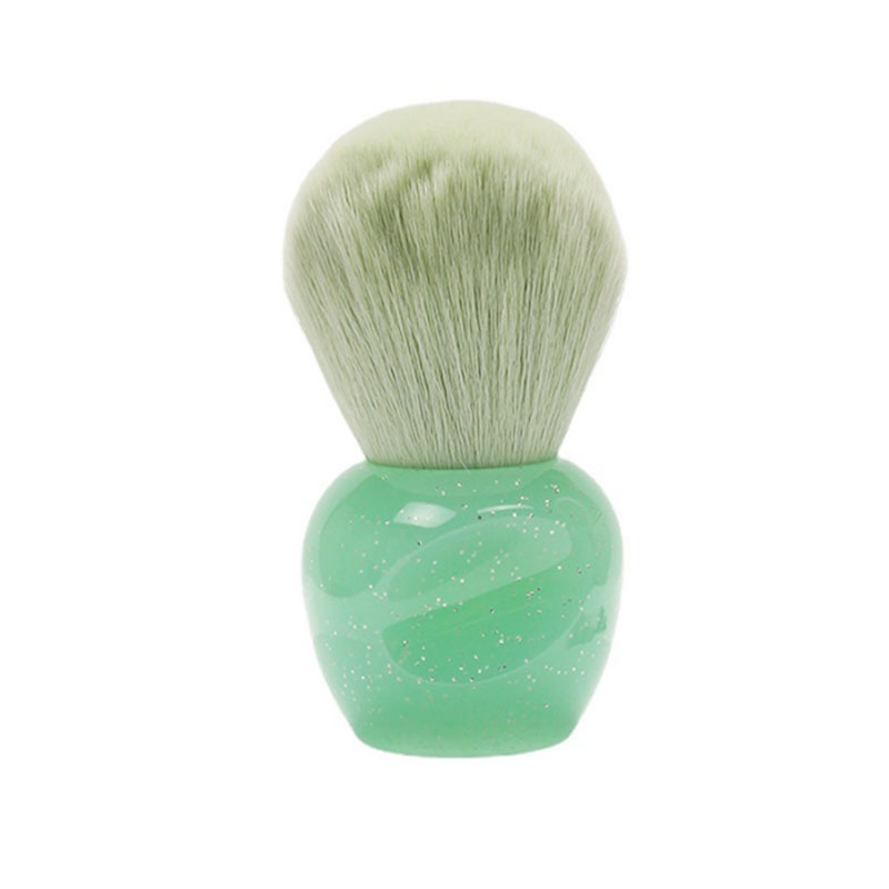 Nuevo polvo de uñas cepillo único polvo suelto rubor cepillo polvo belleza maquillaje cepillo novato belleza herramientas en forma de manzana