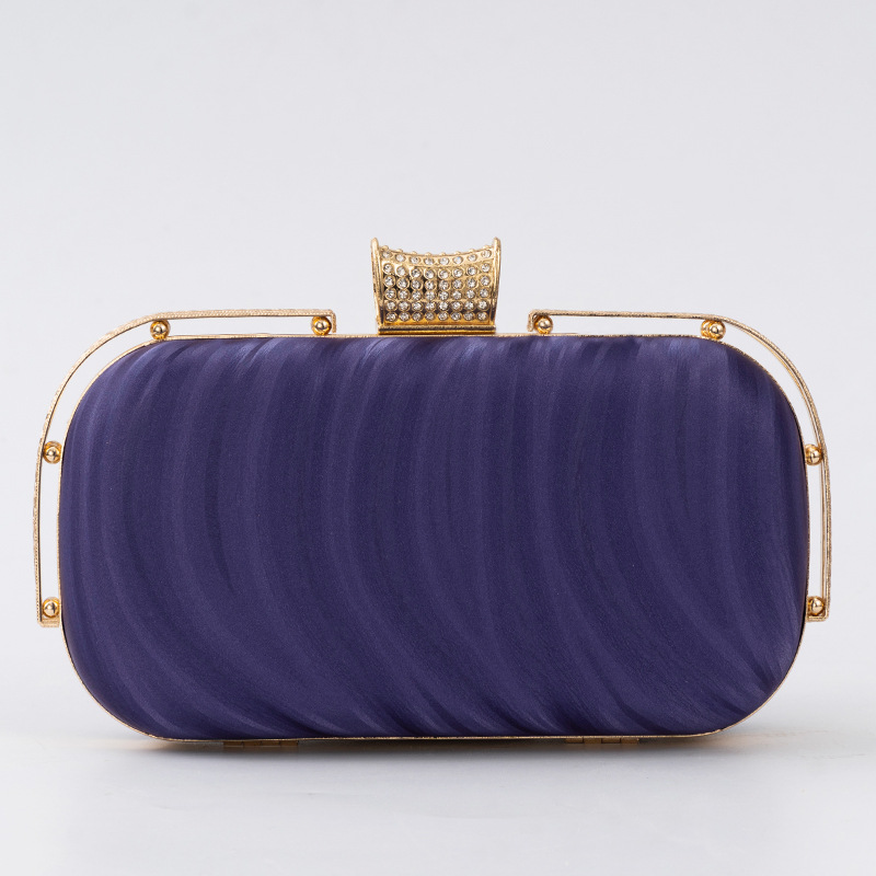 Europa y los Estados Unidos bolsa de cena PU bolsa de fiesta negra bolsa de fiesta simple bolsa de mano fábrica de venta directa transfronteriza