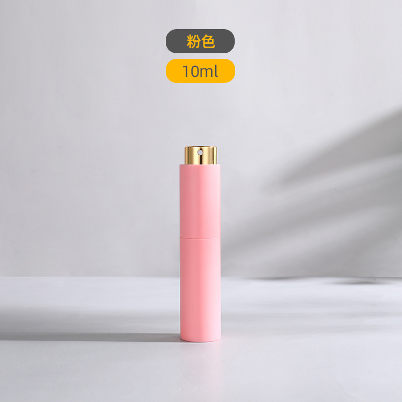 En stock 8/10ml de perfume giratorio sub-botella ambientador oral botella de spray botella de perfume de prensado de alta gama botella de spray bucal