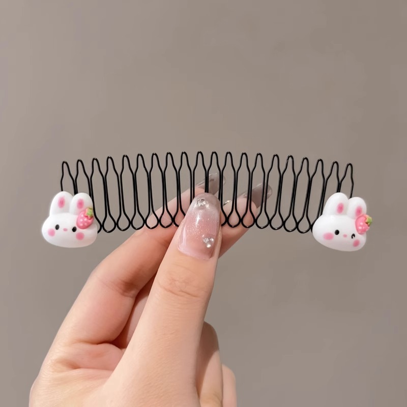 Cabello de la parte posterior de la cabeza de los niños, artefacto de acabado de cabello roto, peine de cabello tirado de pelo, peine de cabello roto, horquilla invisible, diadema, tocado