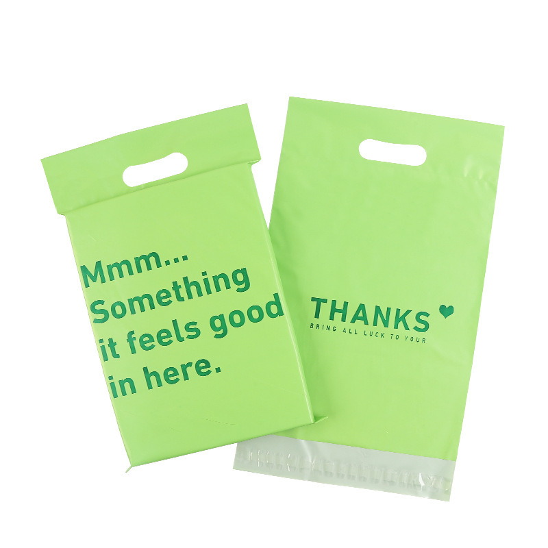 Bolsas de mensajería de colores, bolsas de regalo para pequeñas cantidades, bolsas de SF Express con logo impreso, impresión personalizada portátil rosa