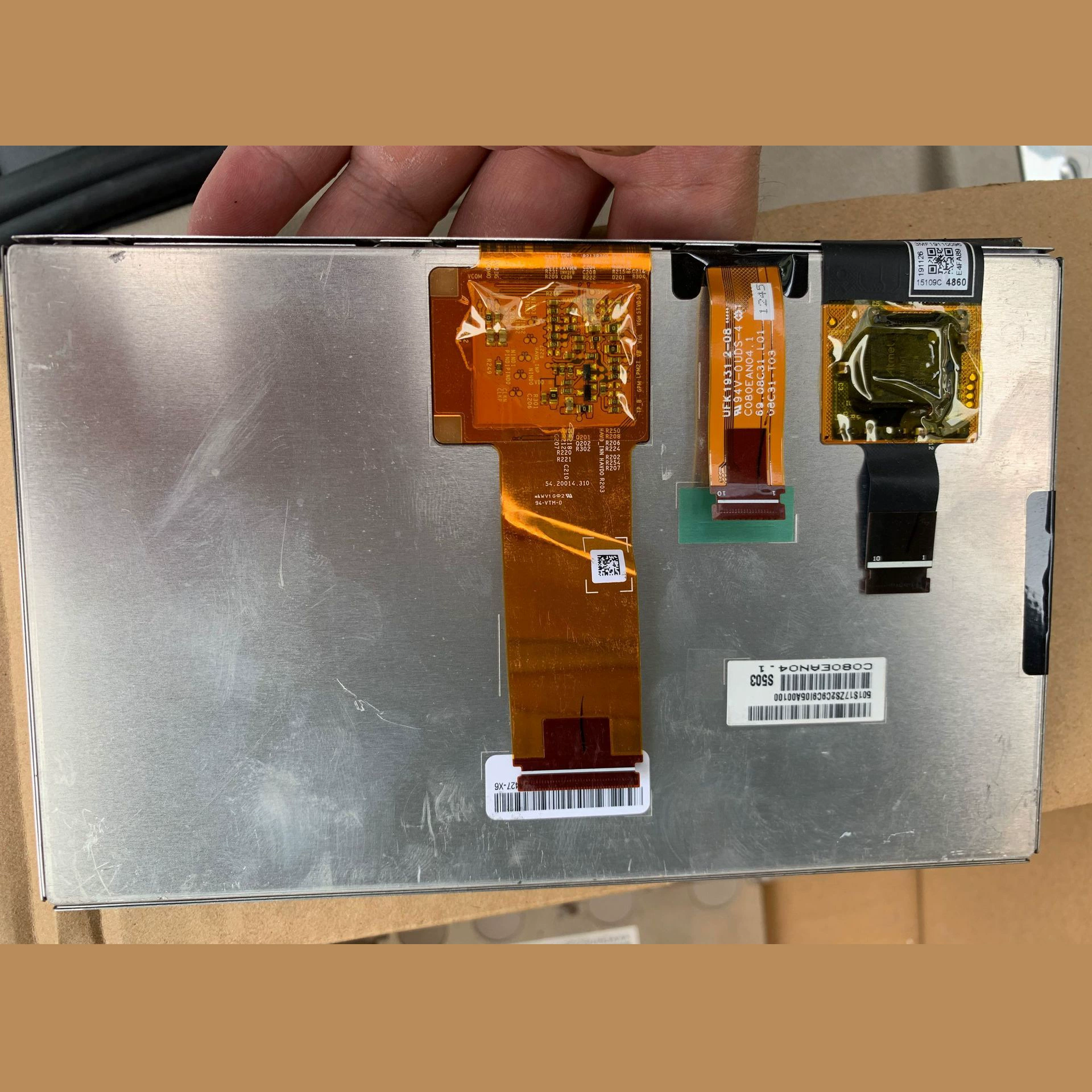 Готовая поставка автомобильной навигации ЖК-экран C080EAN04.1 автомобильный центральный дисплей управления, консультация по цене, subject