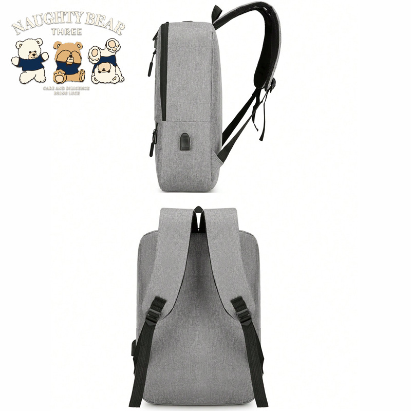Nueva mochila de viaje de negocios para hombres, mochila de computadora impermeable y resistente al desgaste, mochila de estudiantes universitarios de almacenamiento casual