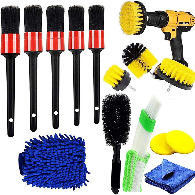 New 14-piece car wash cleaning tool kit car details full car care kit car wash brush gloves