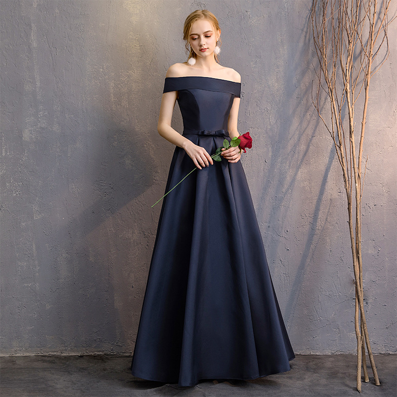 Long Bridesmaid Dresses 2026 Summer New Style Elegant Bridesmaid Group Dresses Slimming Banquet Evening Dresses Performance Dresses for Women
