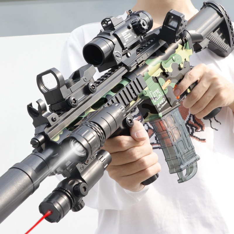 Children's soft bullet gun M416 submachine gun electric repeater Toy gun imitation boy sniper gun