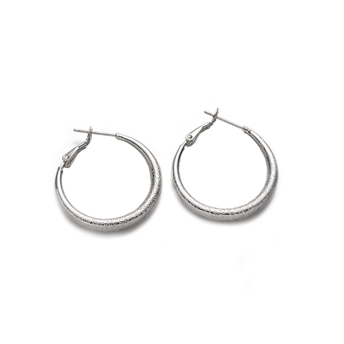 Pendientes de aro clásicos lisos para mujer, lujo discreto, sensación de alta gama, clips de aro para las orejas, elegantes, hacen que el rostro parezca más pequeño, pendientes chapados en plata 925.
