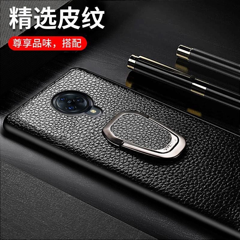 For Red Rice K50 Phone Case K40pro Genuine Leather 10x Magnetic Note9 Car 5G Ring Bracket 11 Male K30 For Red Rice K50 Phone Case K40pro Genuine Leather 10x Magnetic Note9 Car 5G Ring Bracket 11 Male K30