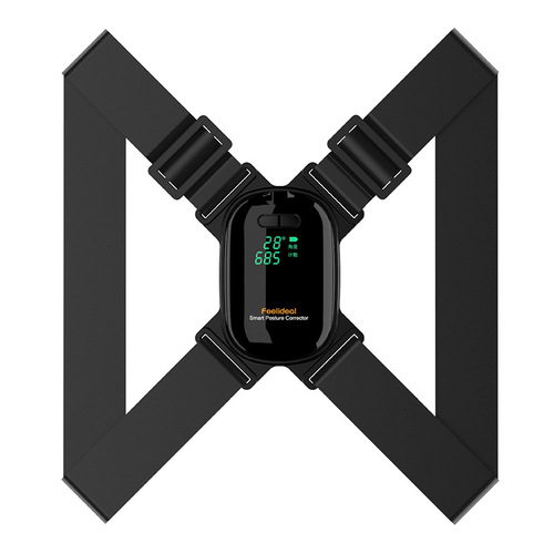 Cross-border new product smart sitting posture corrector LCD angle setting posture corrector posture sensing hunchback correction belt