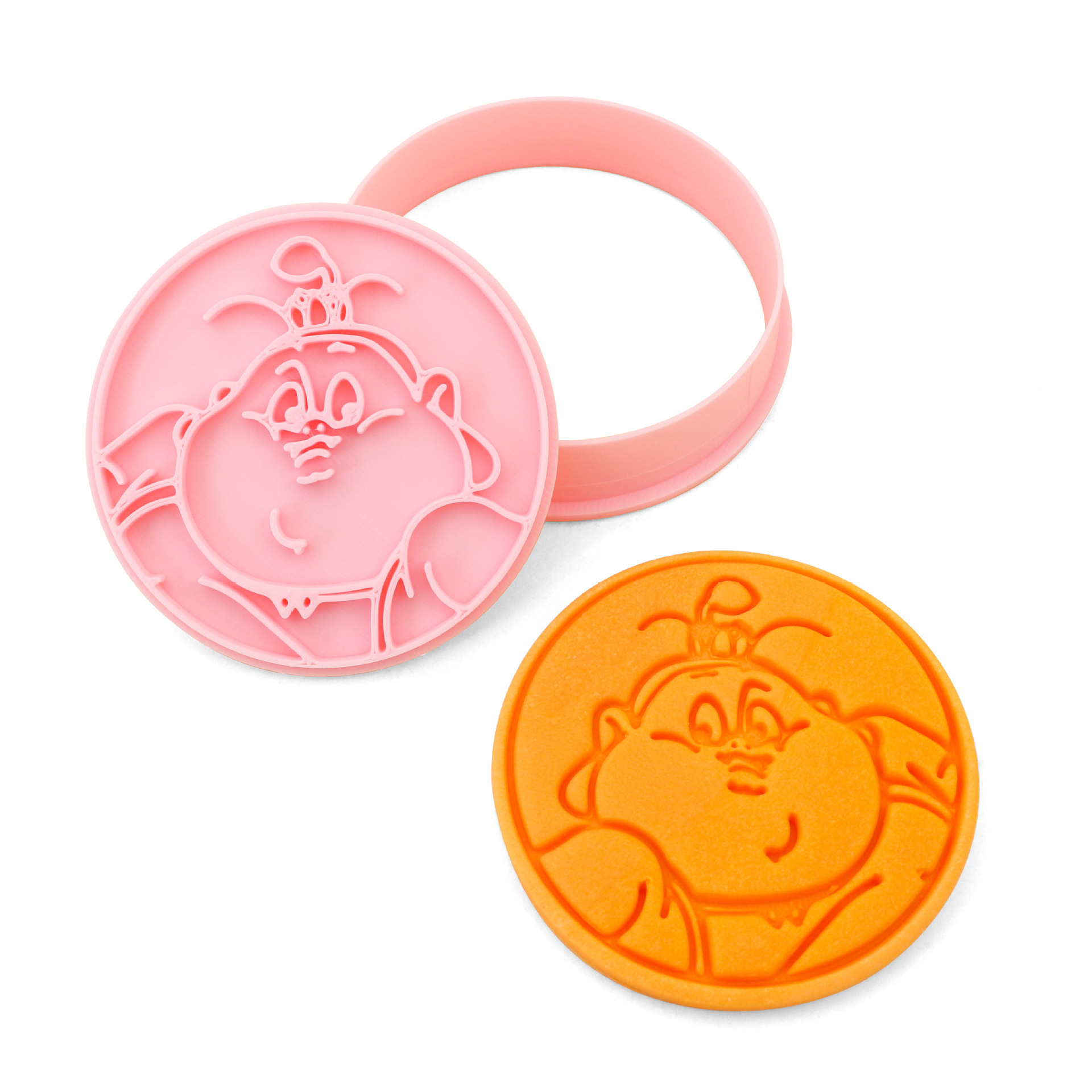 Molde de galletas de Nezha simulado, herramientas de repostería con diseños de dibujos animados de Ao Bing, Ao Guang, Shen Gongbao, Shijin y Bestia del Límite de la Emperatriz