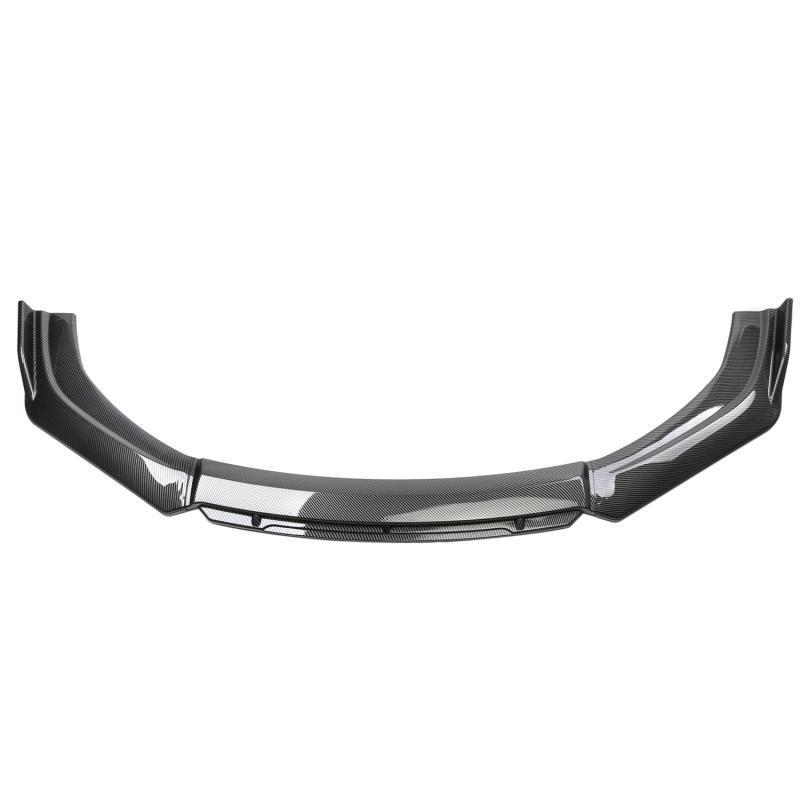 Modificación del automóvil Pala delantera con patrón de fibra de carbono universal Civic de décima generación Labios delanteros especiales Barra de protección de esquina anticolisión